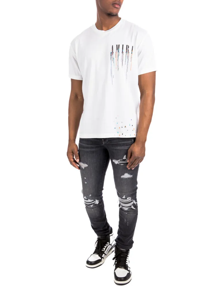 Amiri Paint Drip Core Logo Tee at Credomen