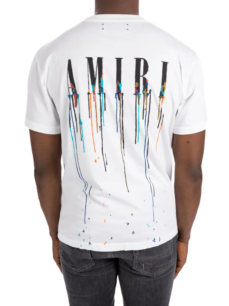 Amiri Paint Drip Core Logo Tee at Credomen