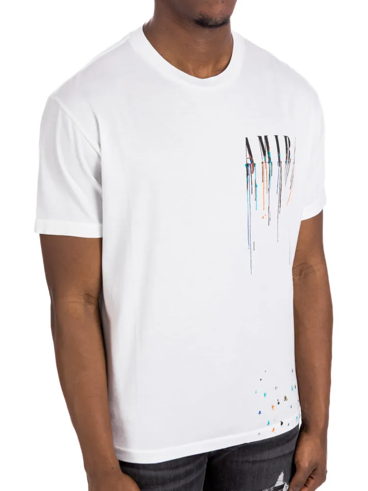 Amiri Paint Drip Core Logo Tee at Credomen