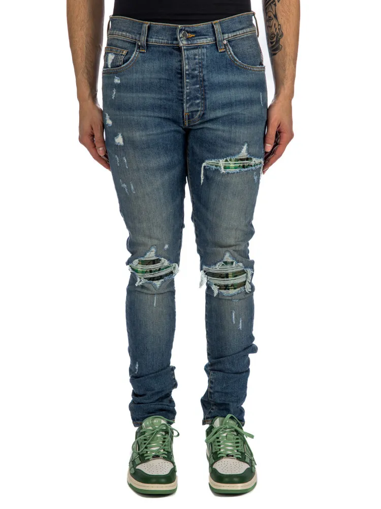 Amiri Plaid MX1 Jeans at Credomen