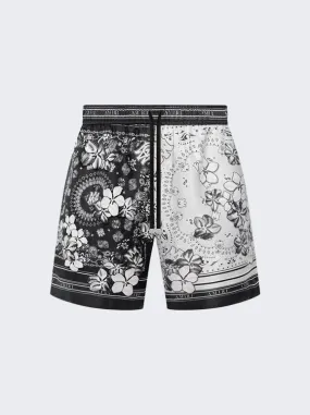 Amiri Silk Bandana Floral Shorts