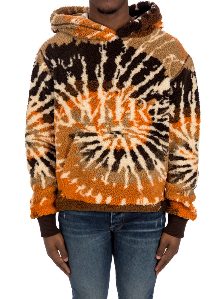 Amiri Tie Dye Polar Fleece Hoodie at Credomen