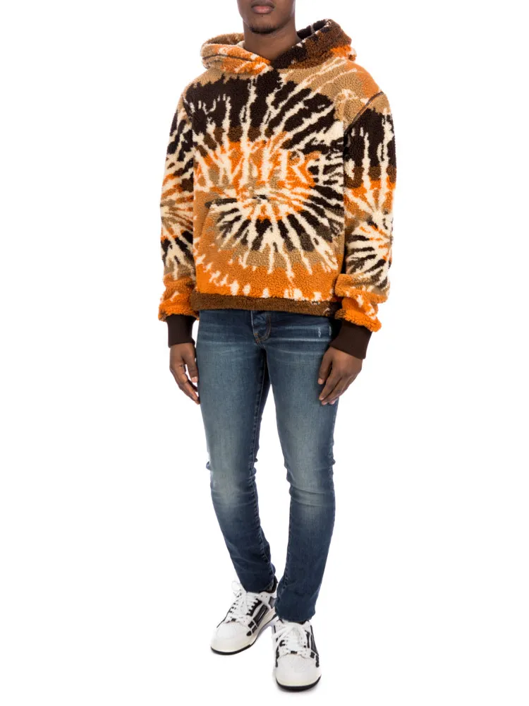 Amiri Tie Dye Polar Fleece Hoodie at Credomen