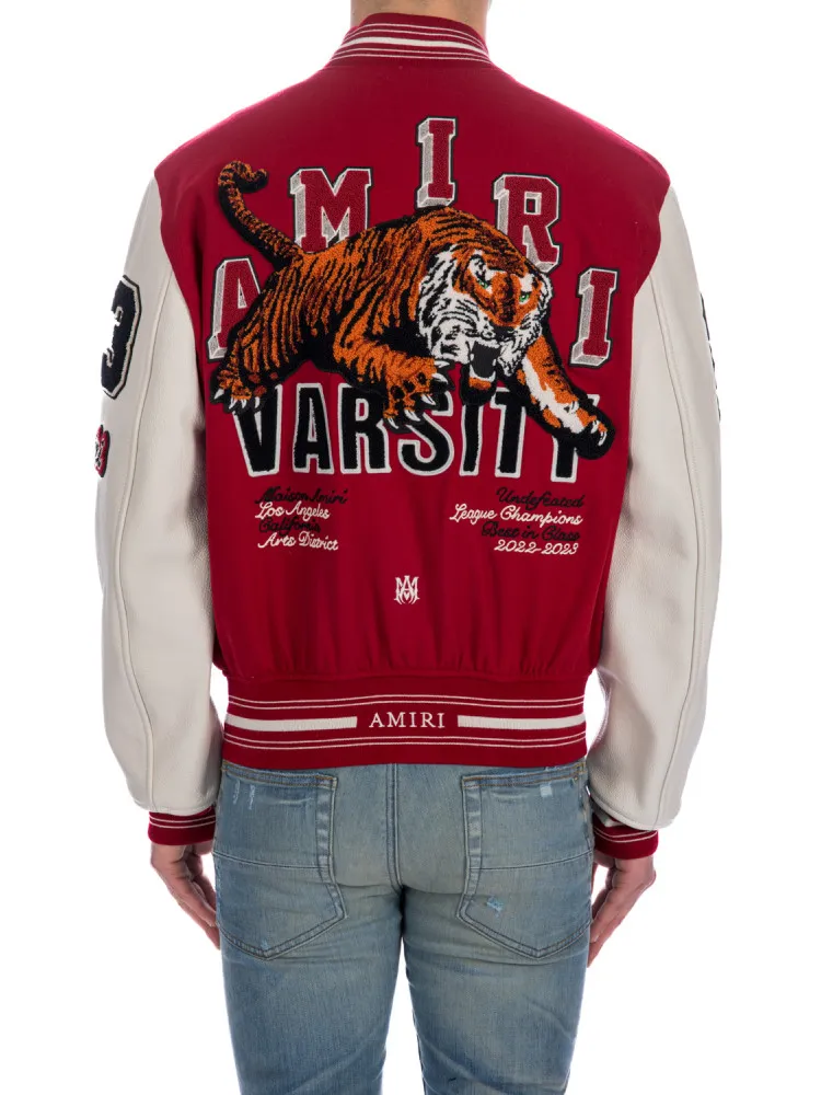 Amiri Vintage Patch Varsity Bomber at Credomen