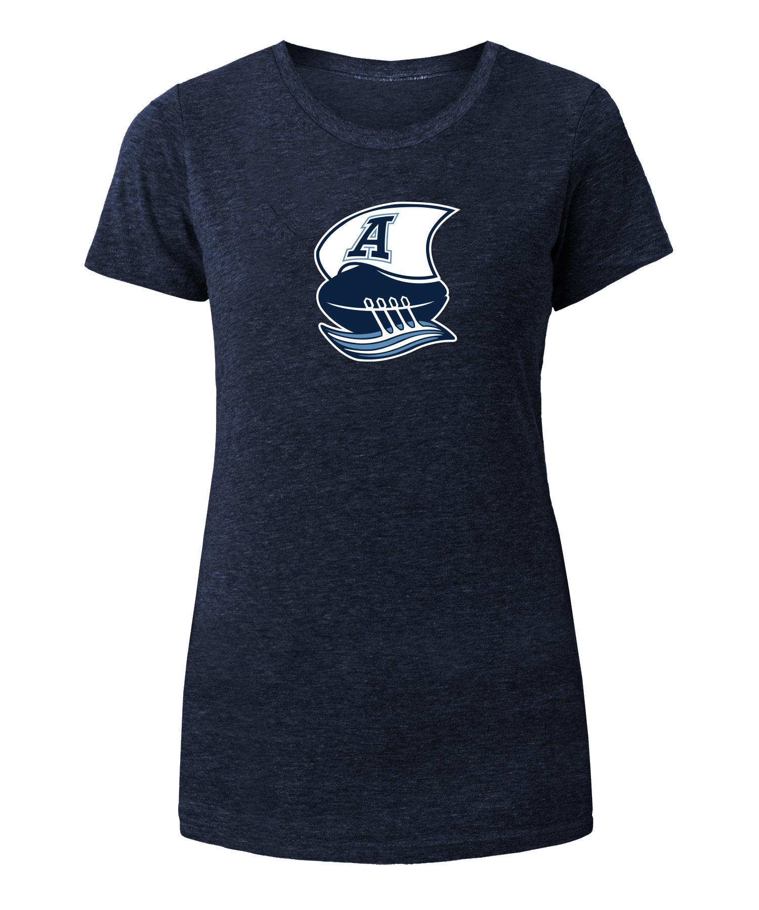 Argos Women's Double Blue Boat Logo Tee