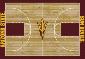 Arizona State Sun Devils Basketball Area Rug