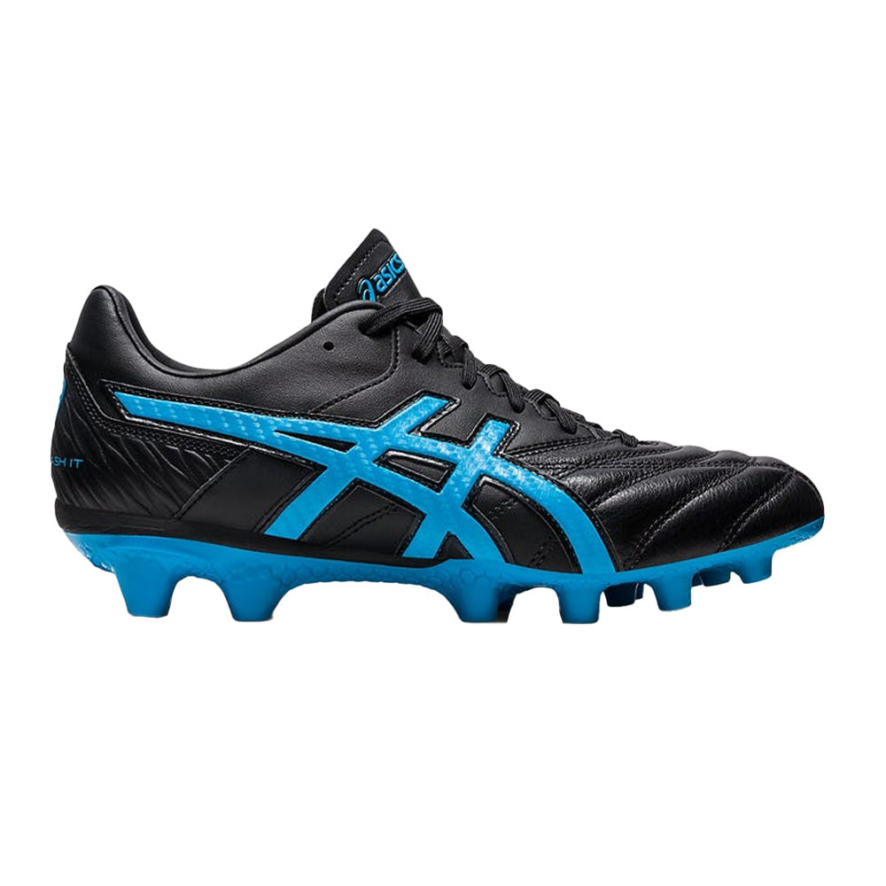 Asics Black/Blue Lethal Flash IT 2 FG Soccer Boots