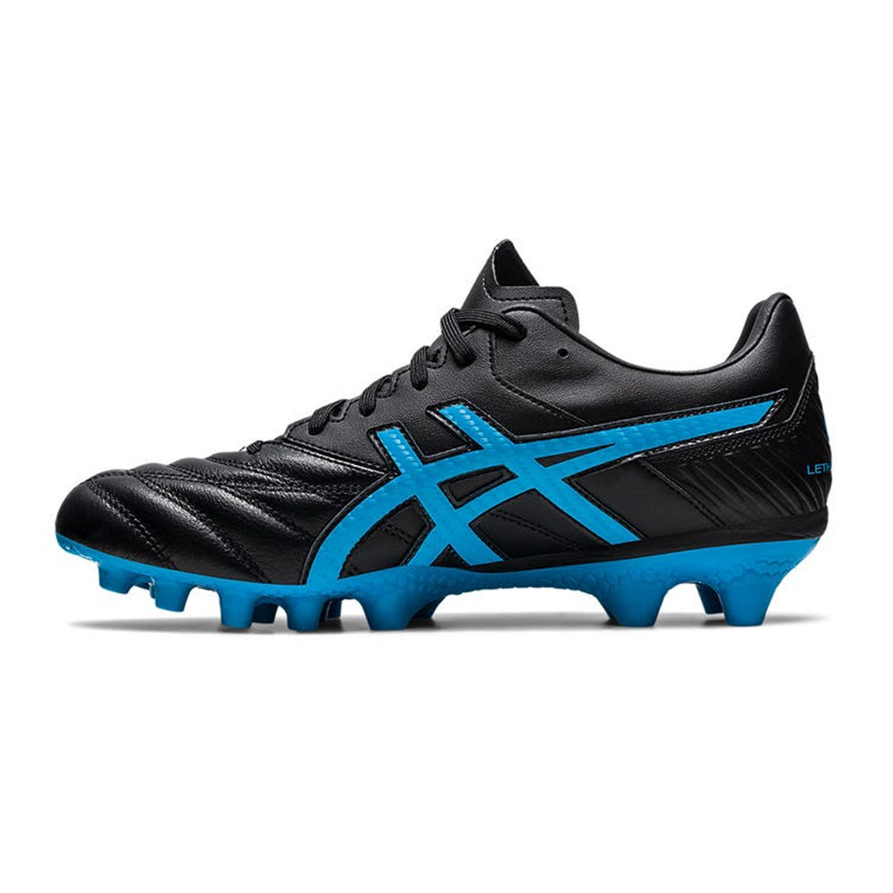 Asics Black/Blue Lethal Flash IT 2 FG Soccer Boots