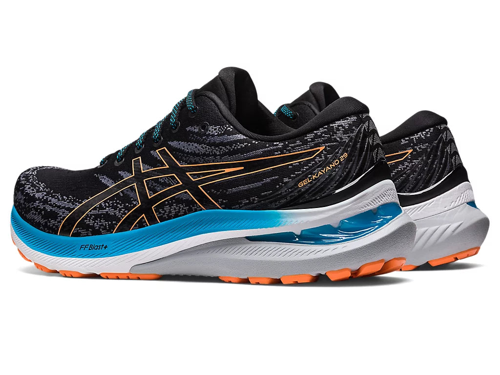 Asics Gel-Kayano 29 Running Shoes for Men - Black/Sun Peach