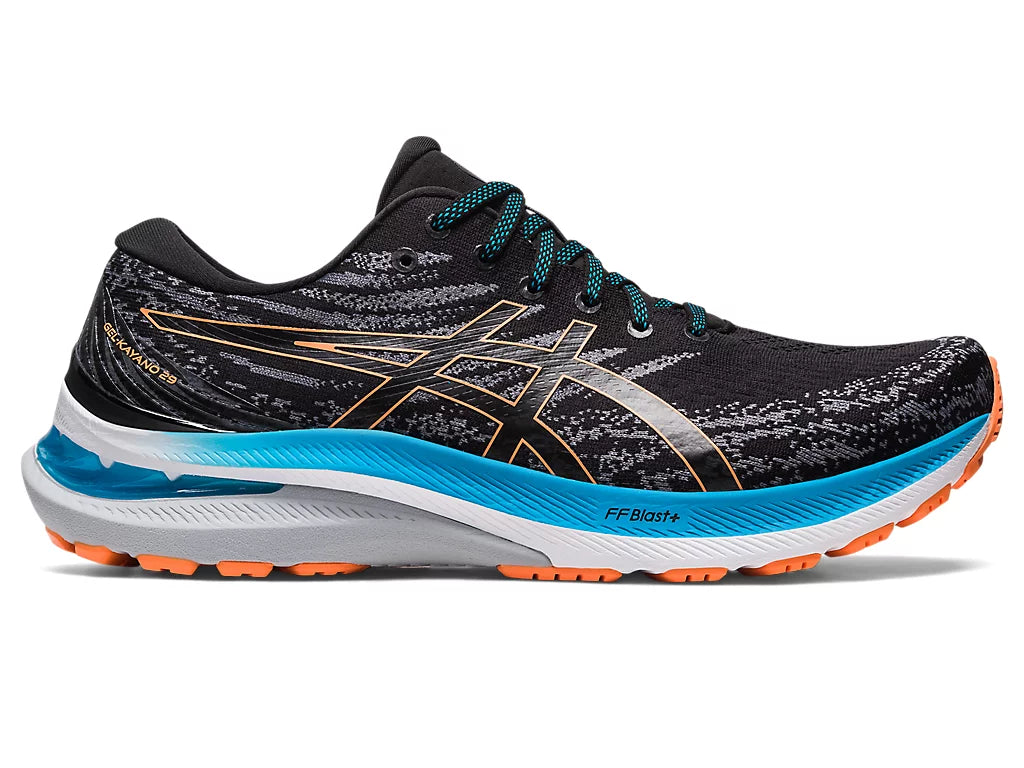 Asics Gel-Kayano 29 Running Shoes for Men - Black/Sun Peach