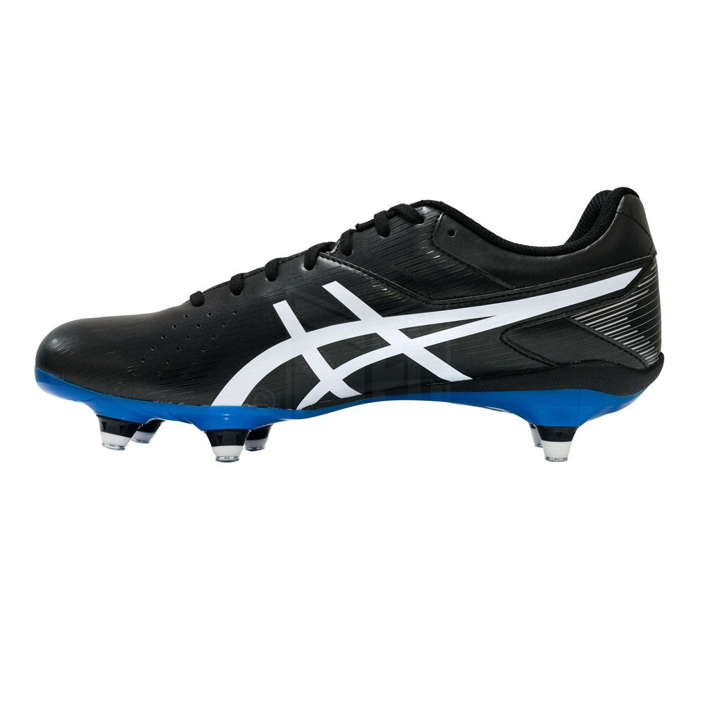 Asics Lethal Speed ST SG Football Boots - Black/White/MTH BLU