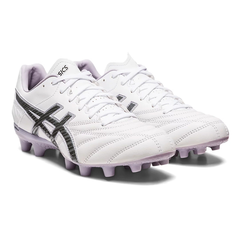 Asics Women's FG Football Boots - White/Gunmetal Lethal Flash IT 2