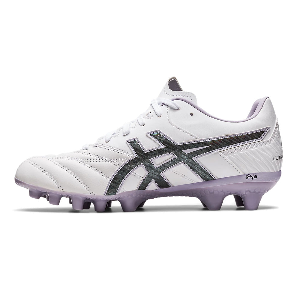 Asics Women's FG Football Boots - White/Gunmetal Lethal Flash IT 2