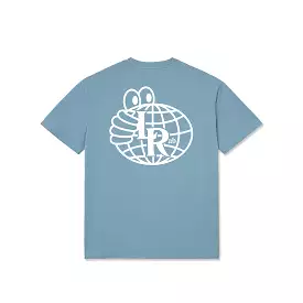 Atlas Monogram SS Tee Blue Mirage