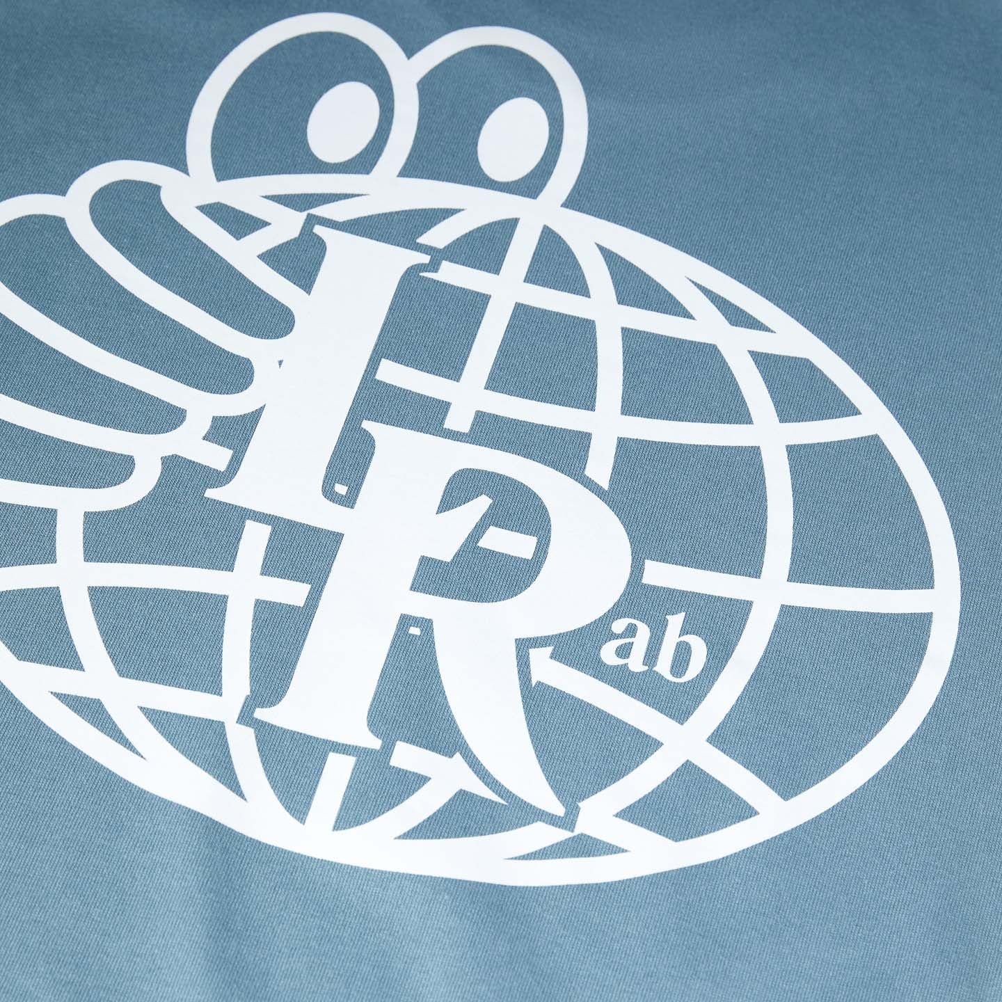 Atlas Monogram SS Tee Blue Mirage