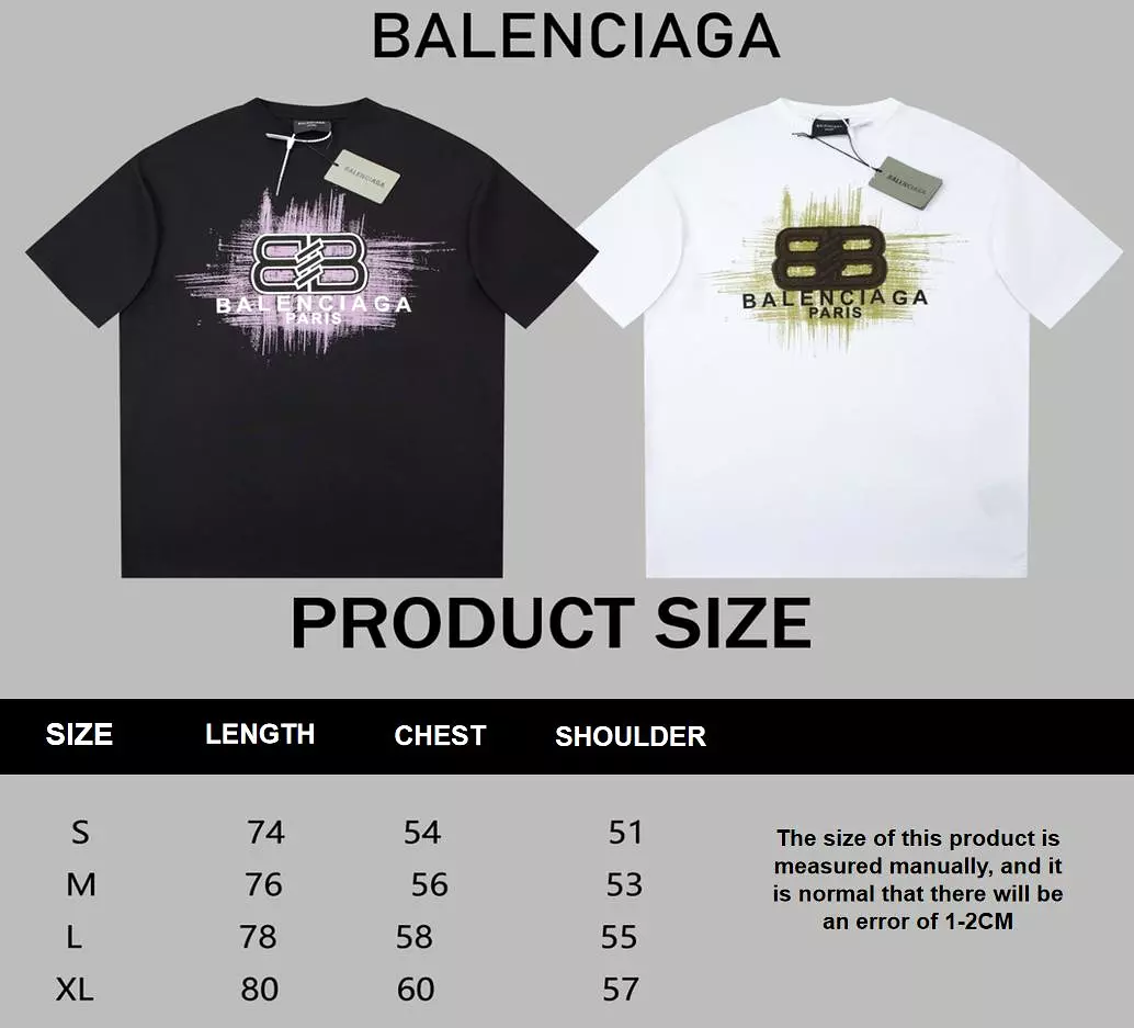 Balenciaga white T-shirt with green graffiti logo, new collection in early spring, available on 1.22.