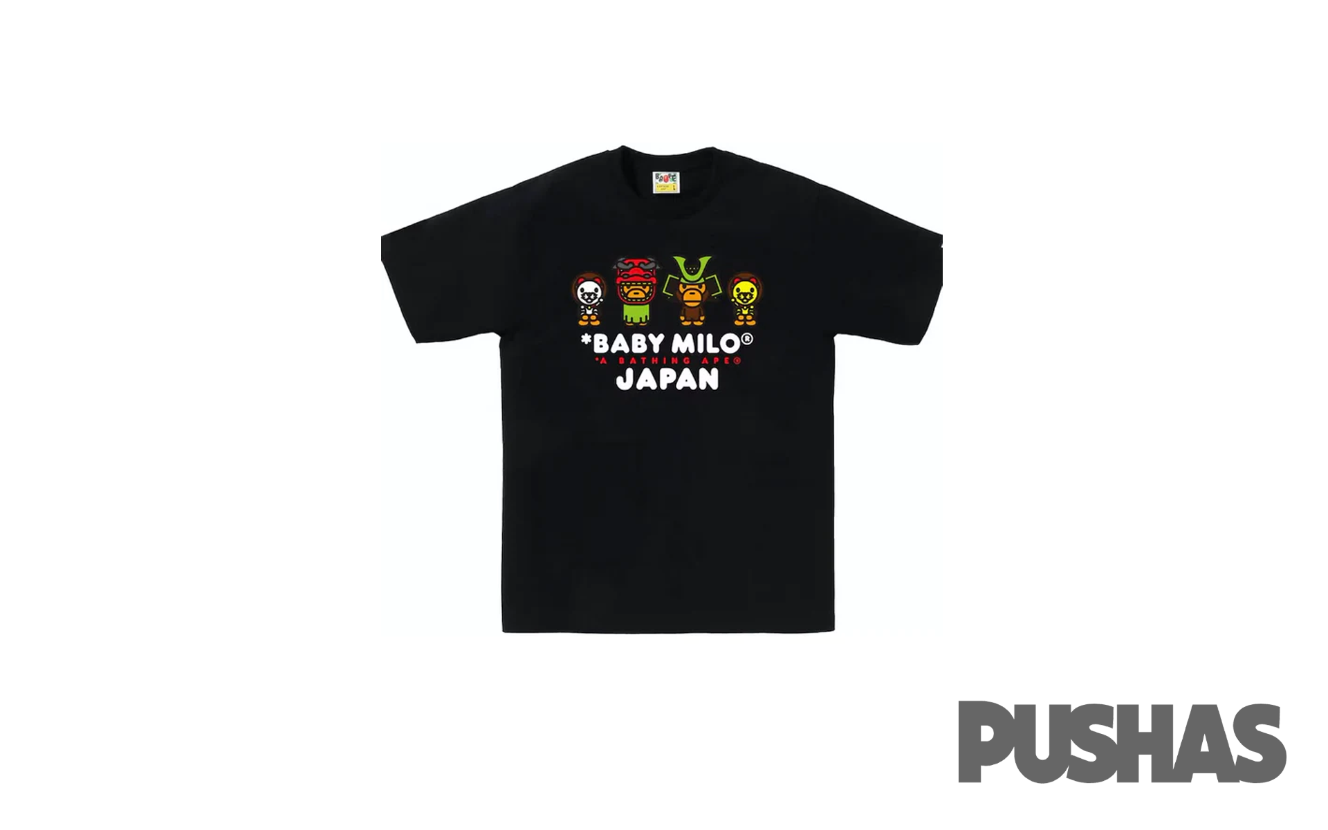 Bape Baby Milo Japan T-Shirt Black 2023 - Shop Now