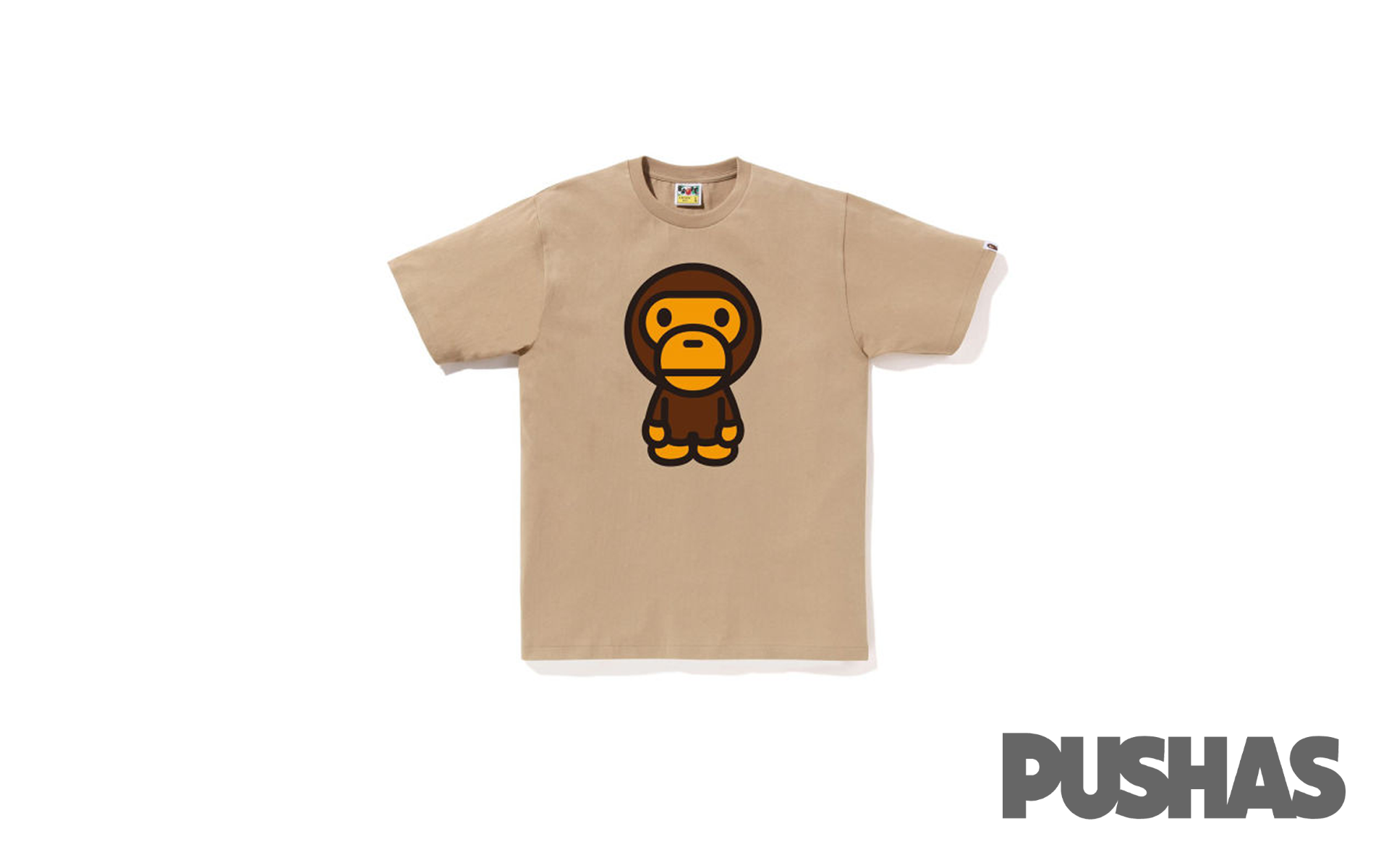 Bape Big Baby Milo T-Shirt - Beige - 2023