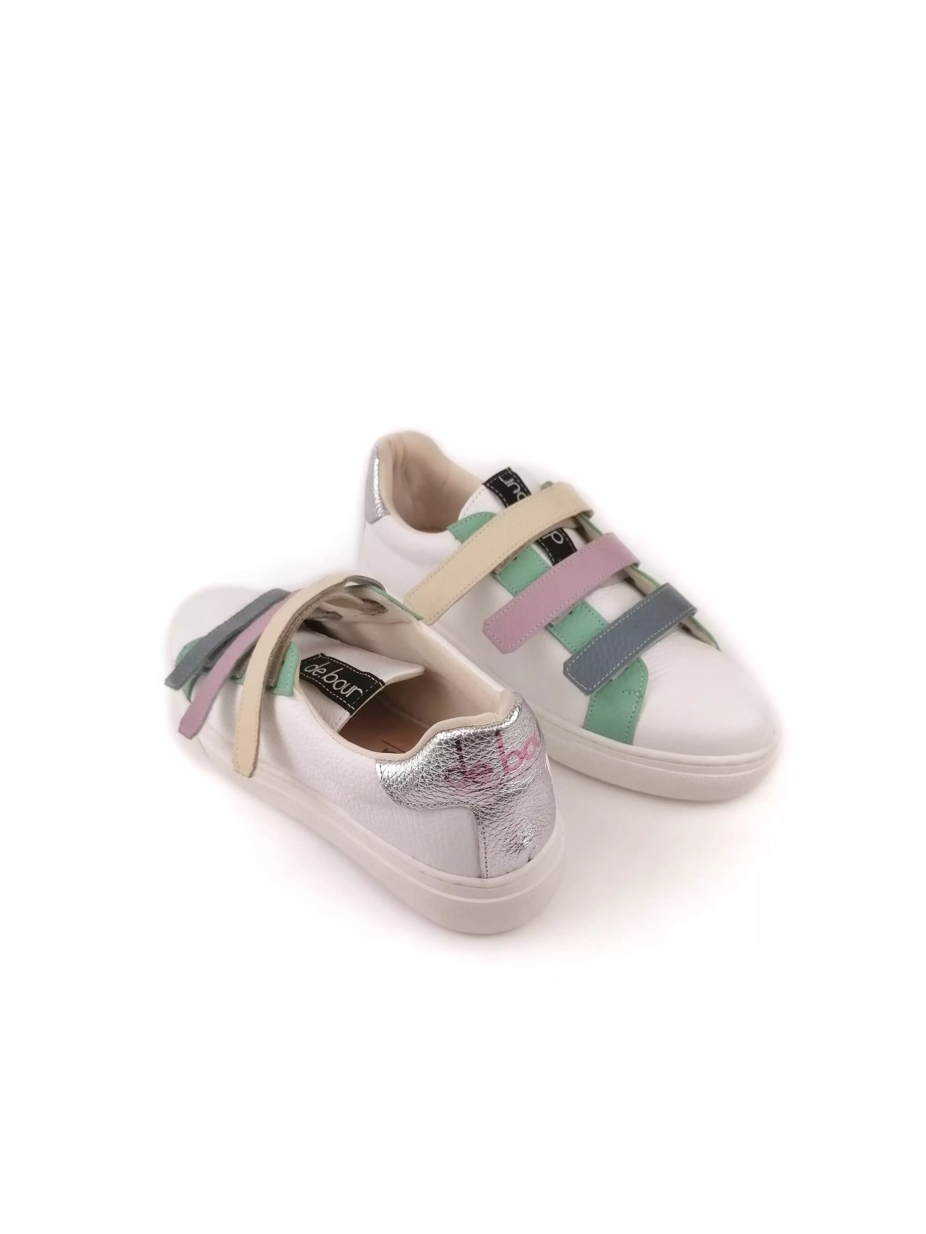 Barbara white leather sneakers