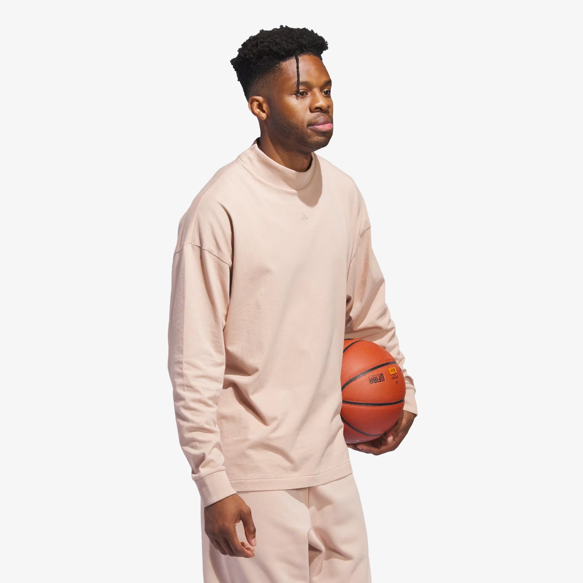 Basketball long sleeve shirt 'Ash Pearl'