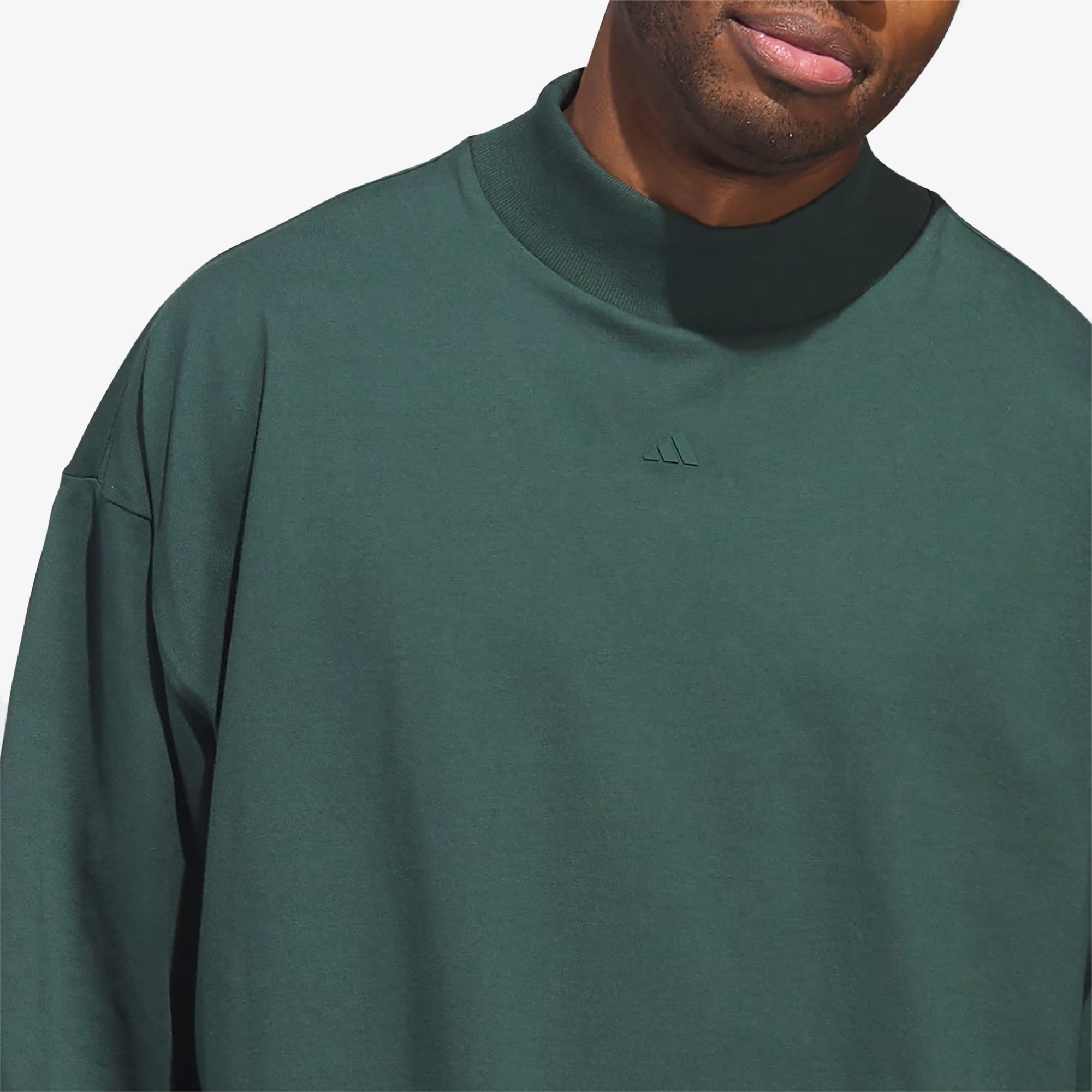 Basketball Long Sleeve Tee in Mineral Green - Shop now.