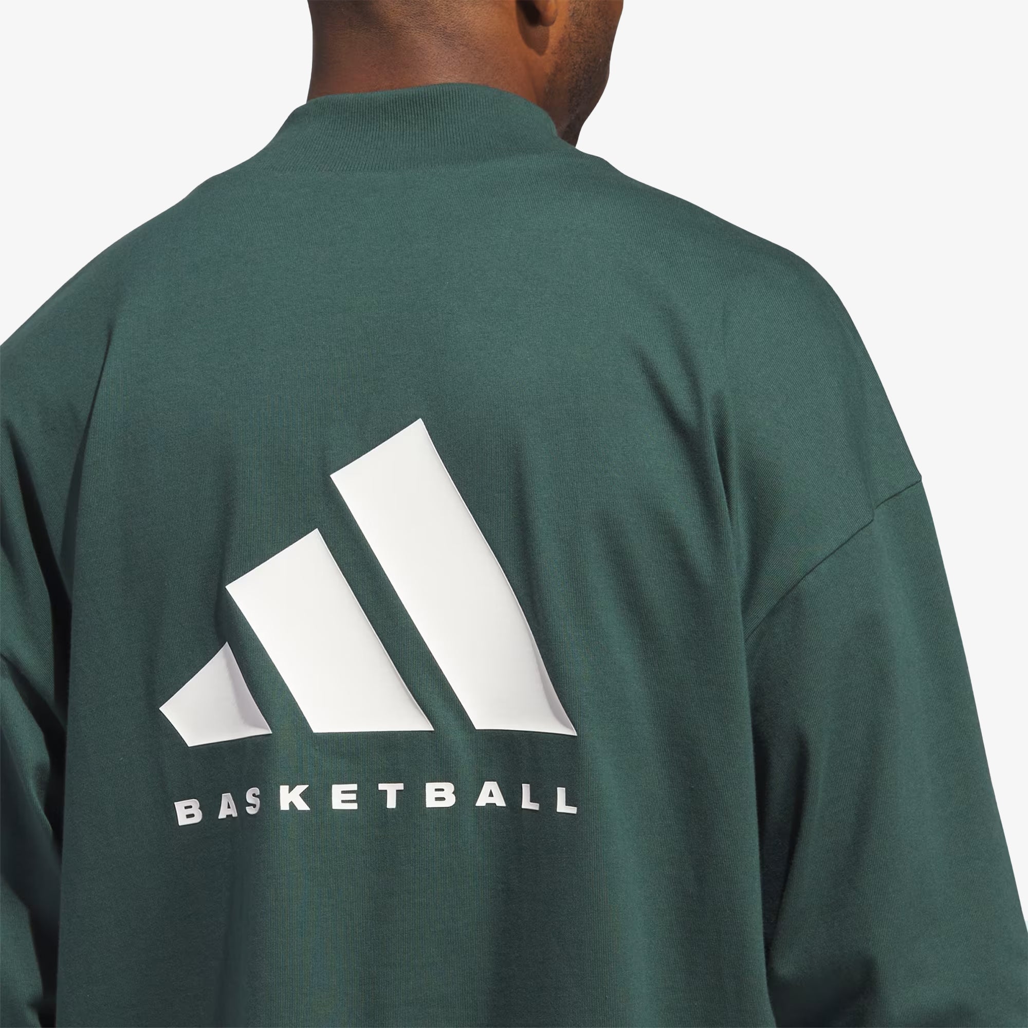 Basketball Long Sleeve Tee in Mineral Green - Shop now.