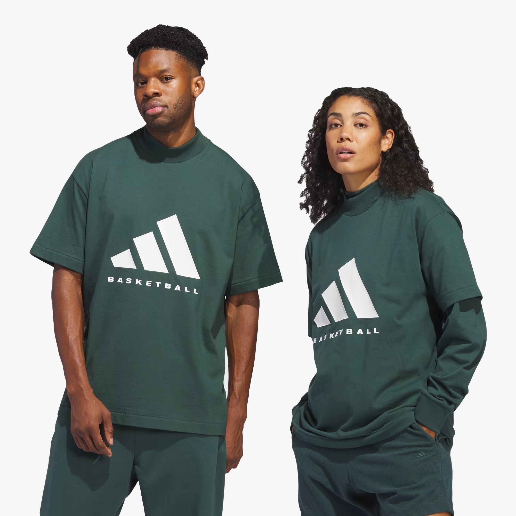 Basketball Tee (Mineral Green)