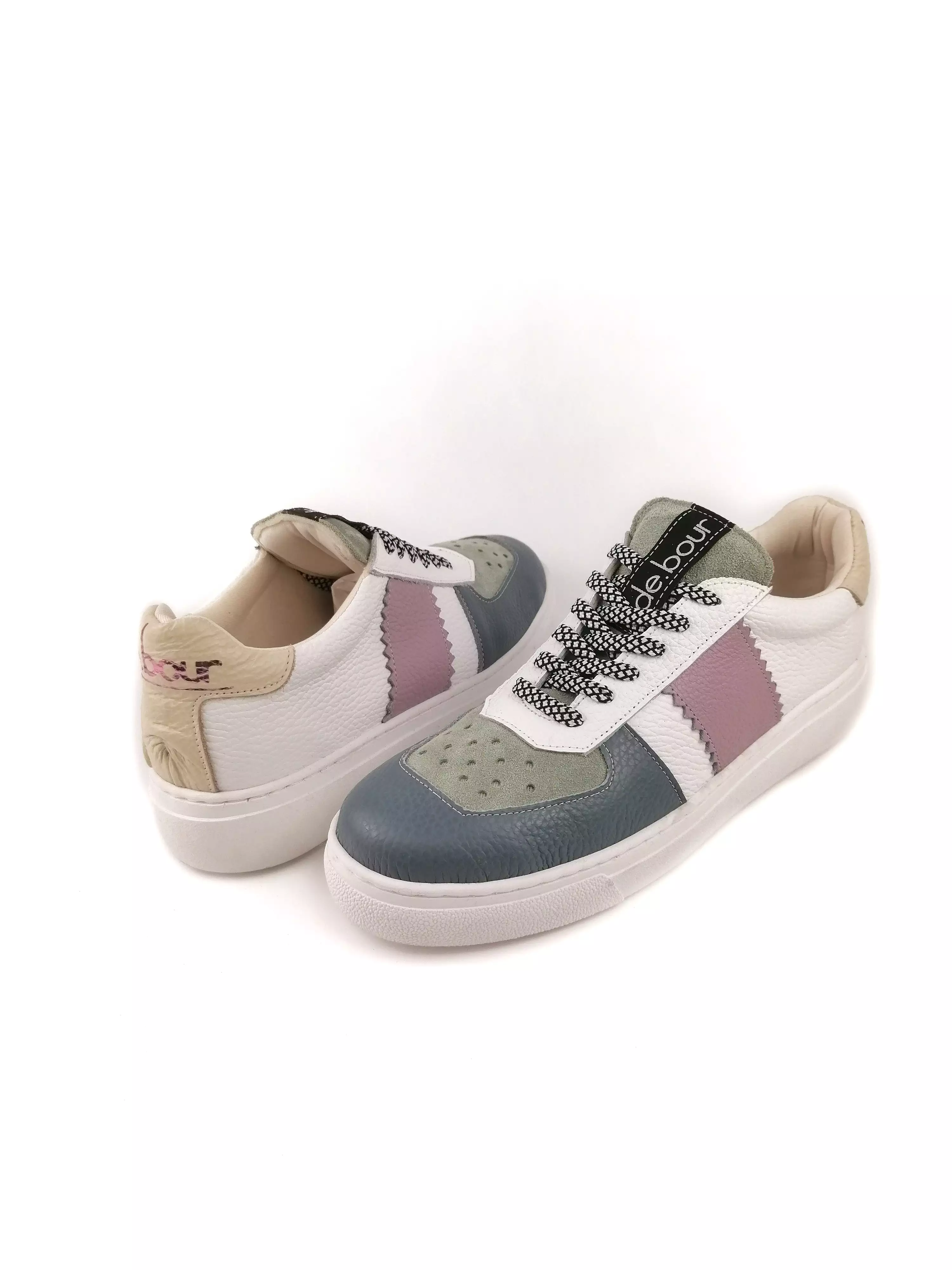 Betty Leather Sneakers, Multicolor Leather Sneakers, Multicolor Sneakers