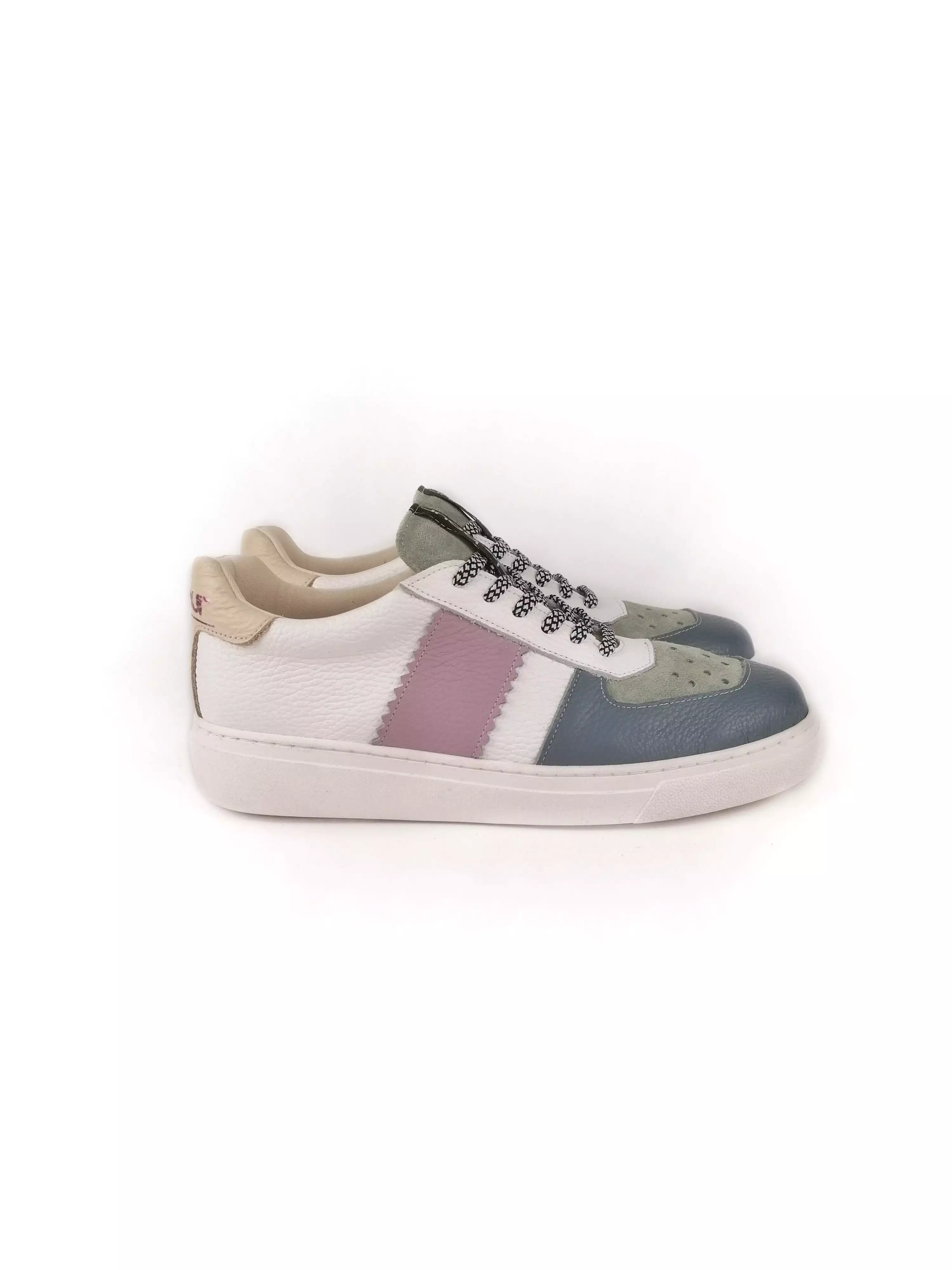 Betty Leather Sneakers, Multicolor Leather Sneakers, Multicolor Sneakers