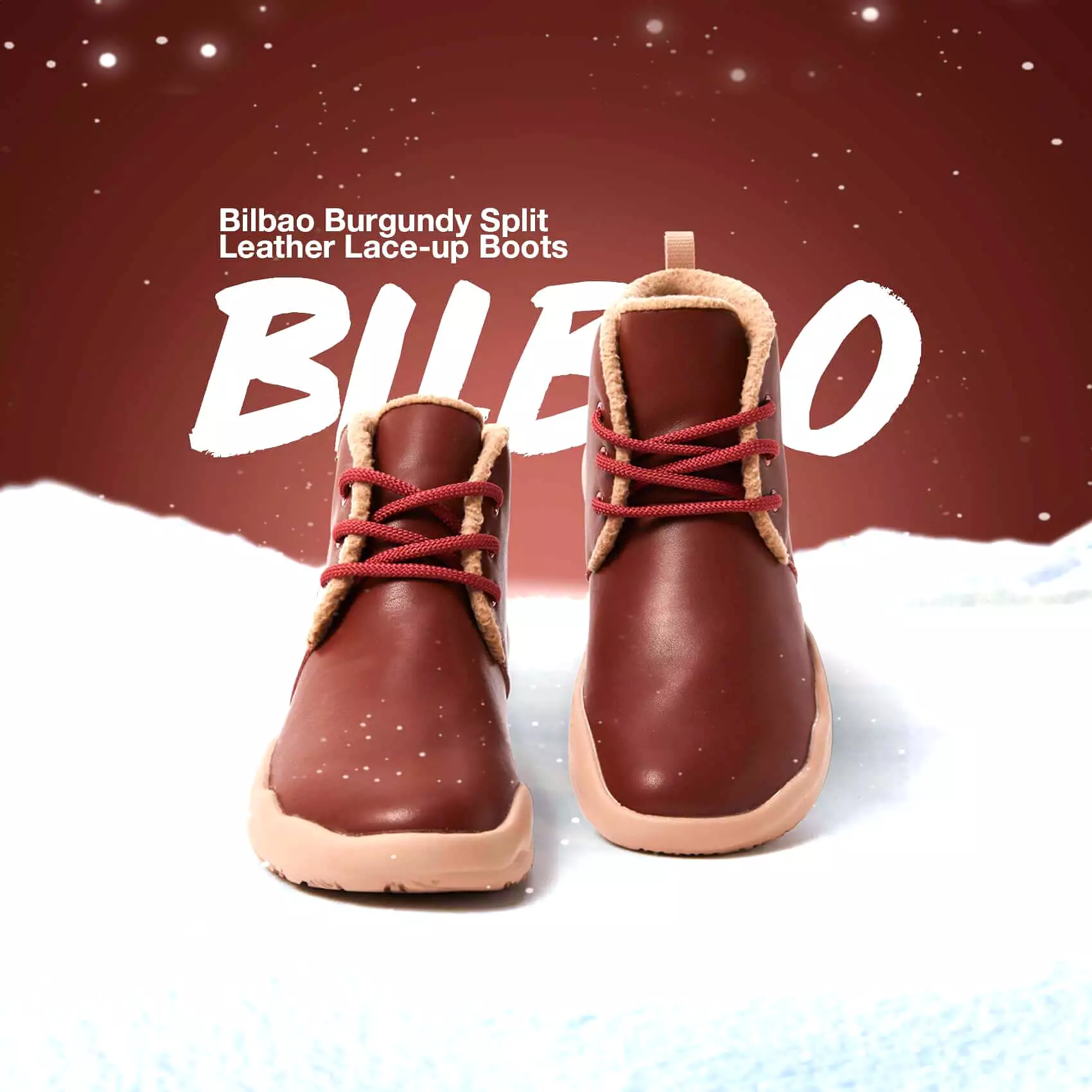 Bilbao Burgundy Leather Boots