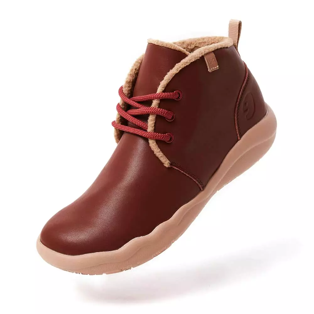 Bilbao Burgundy Leather Boots