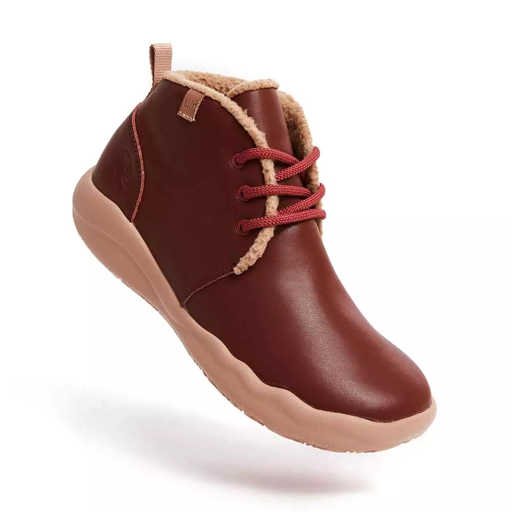 Bilbao Burgundy Leather Boots