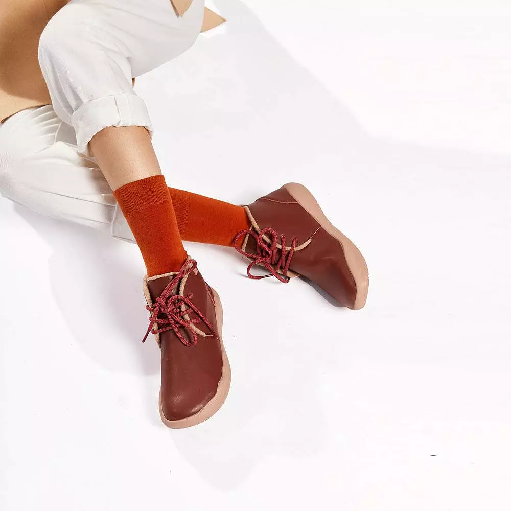 Bilbao Burgundy Leather Boots