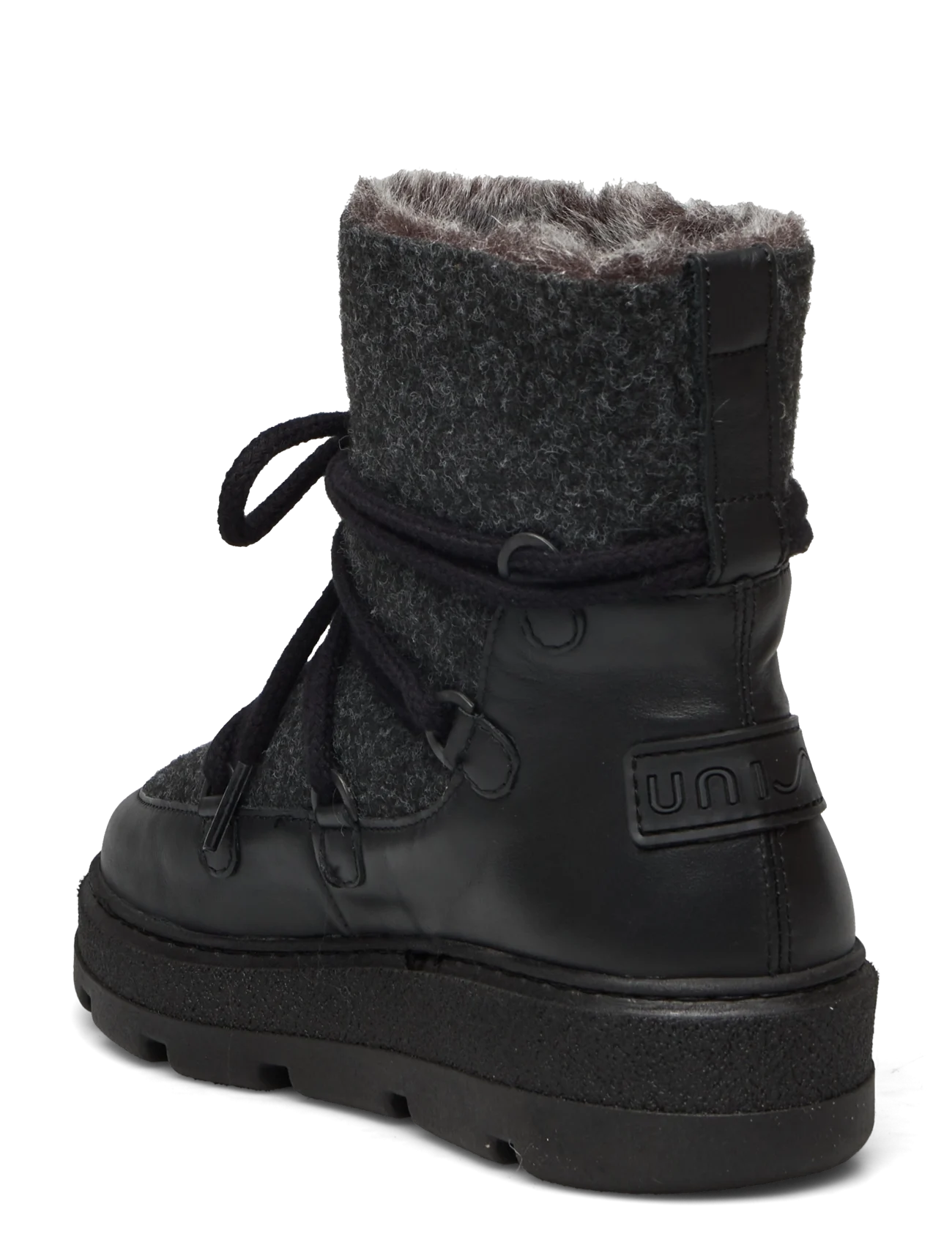 Black Apres Ski Ankle Boot.