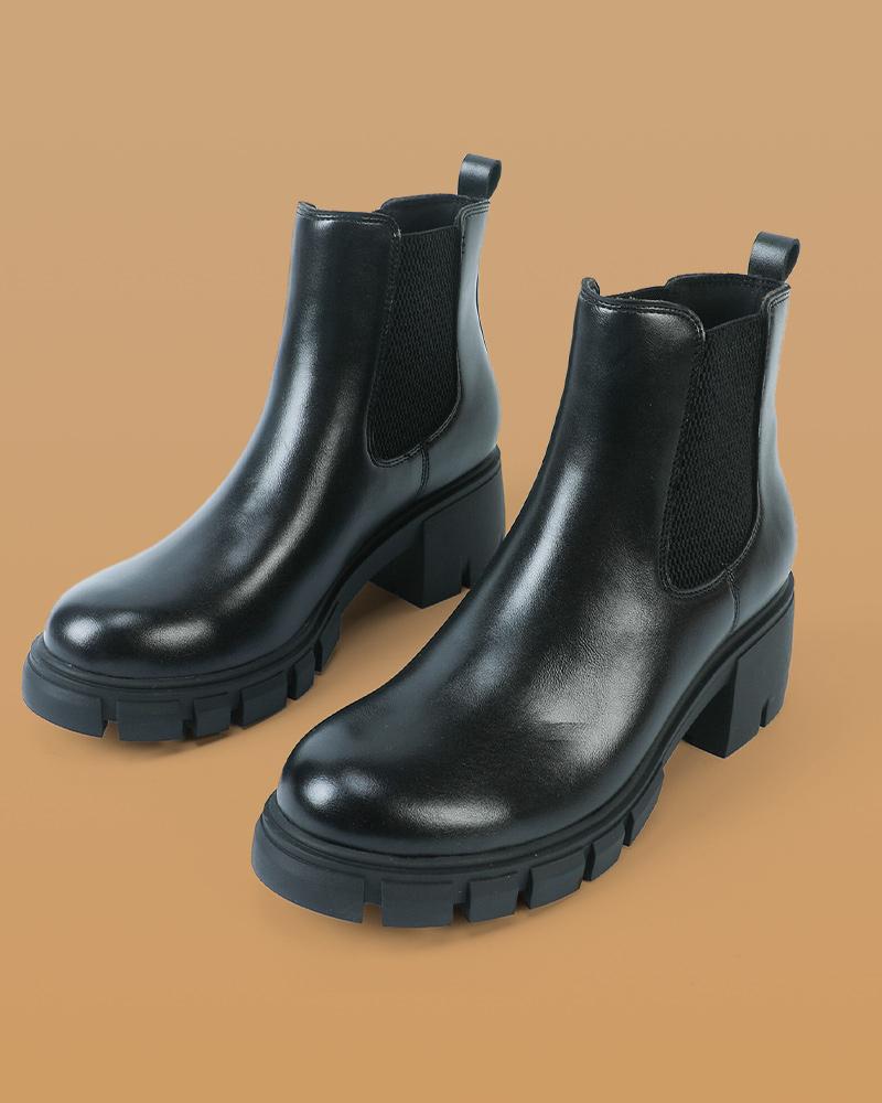 Black Chelsea boots for sale