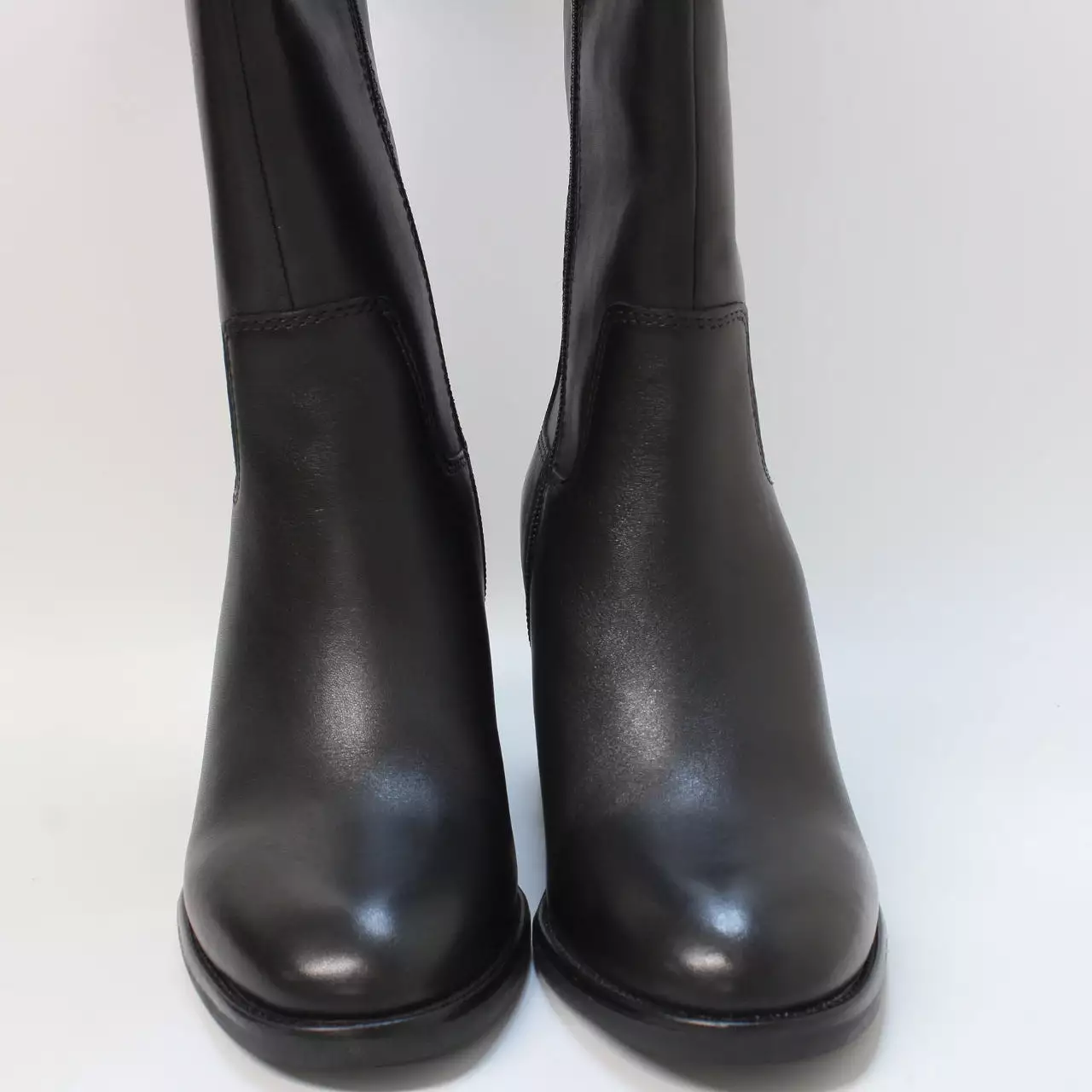 Black Leather Knee Boots for Women from Office Kabana