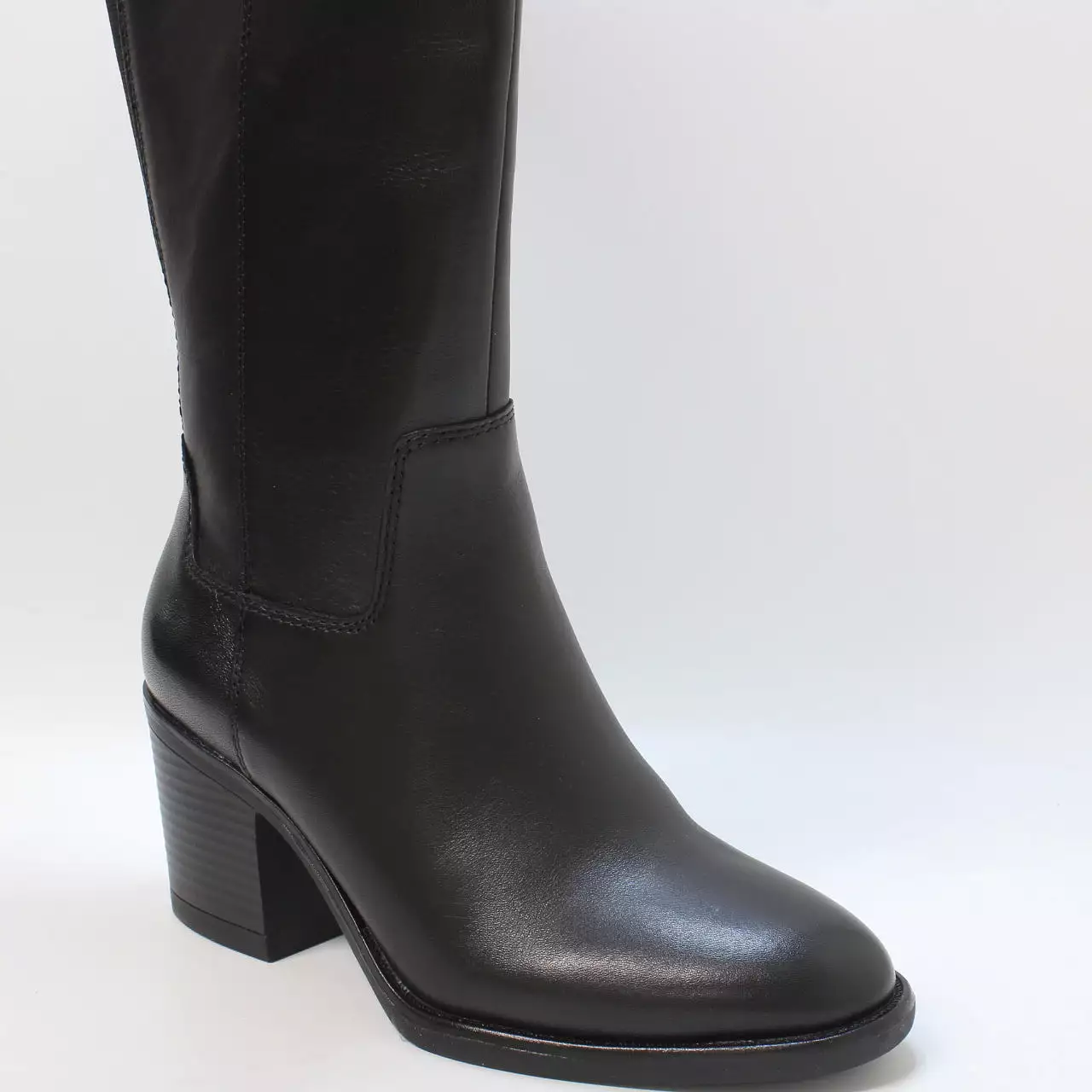 Black Leather Knee Boots for Women from Office Kabana