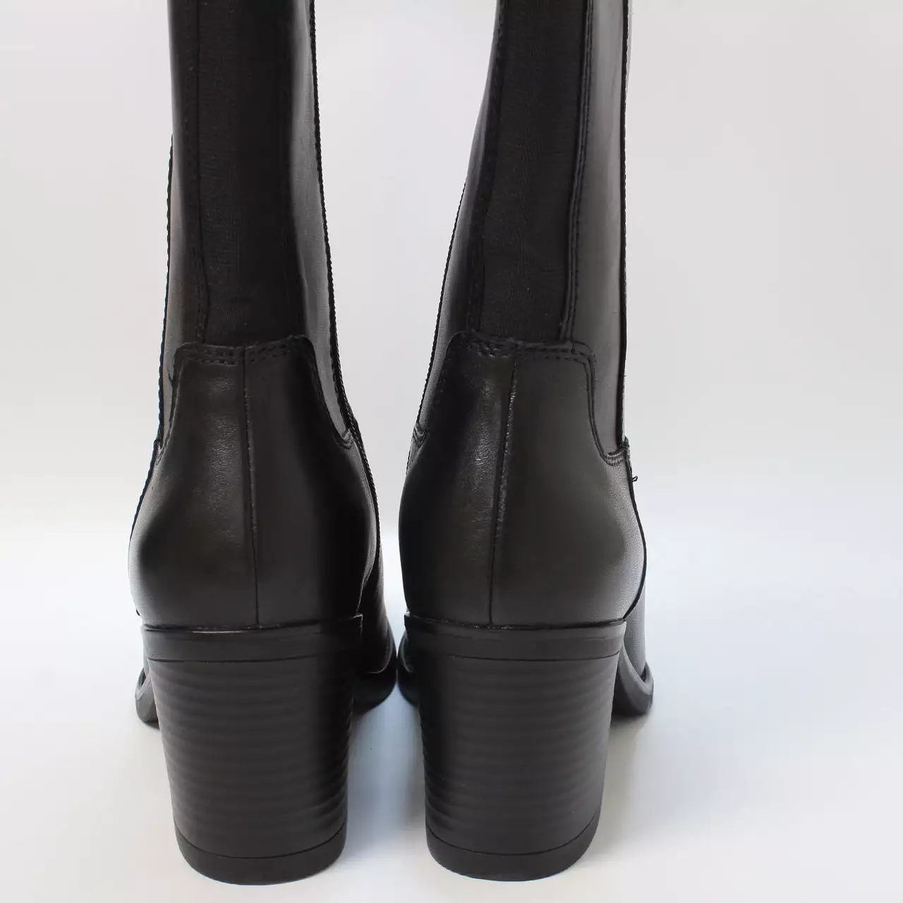 Black Leather Knee Boots for Women from Office Kabana