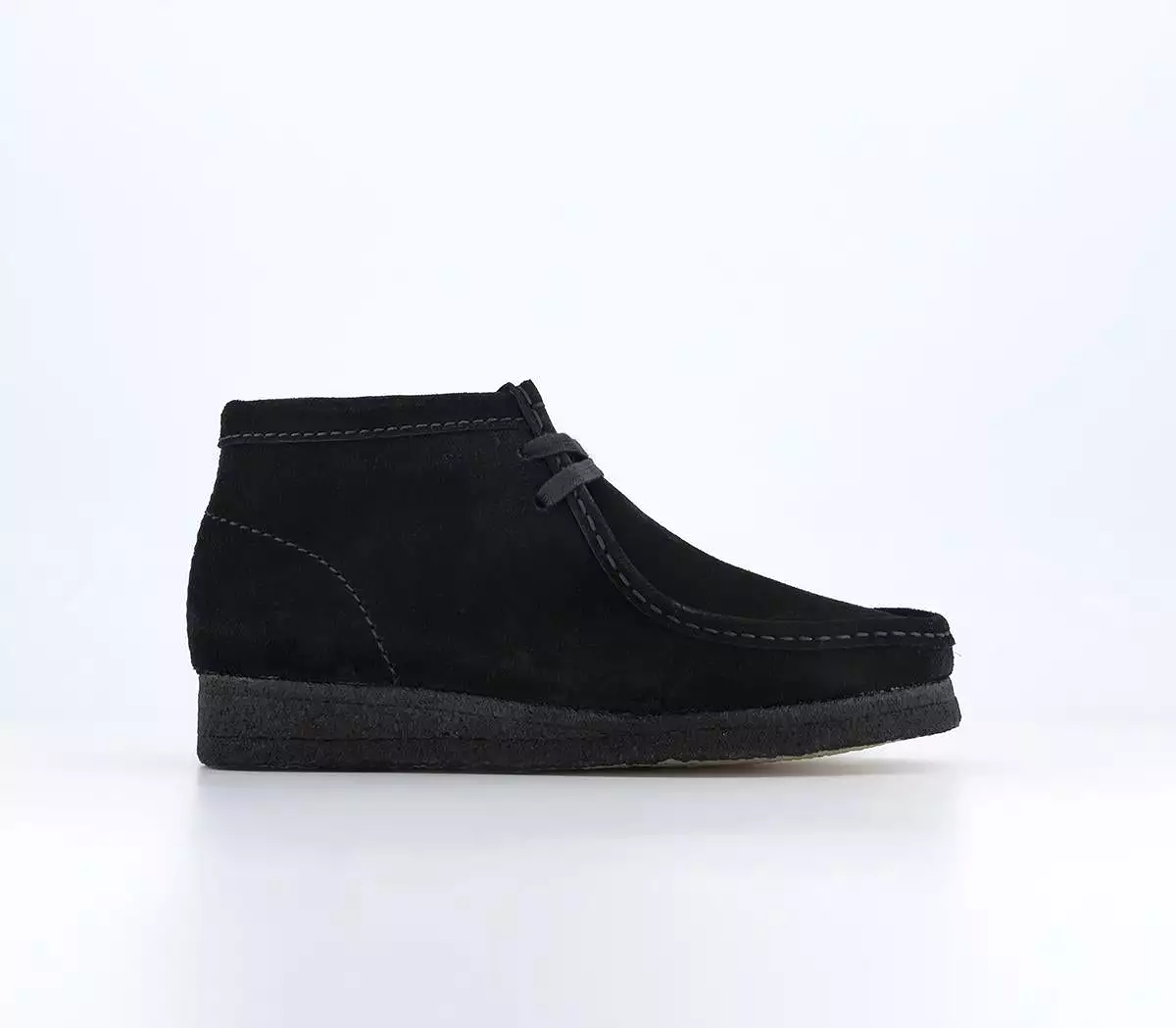 Black Suede Women's Clarks Wallabee Boots