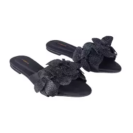 Black Zerita Flats