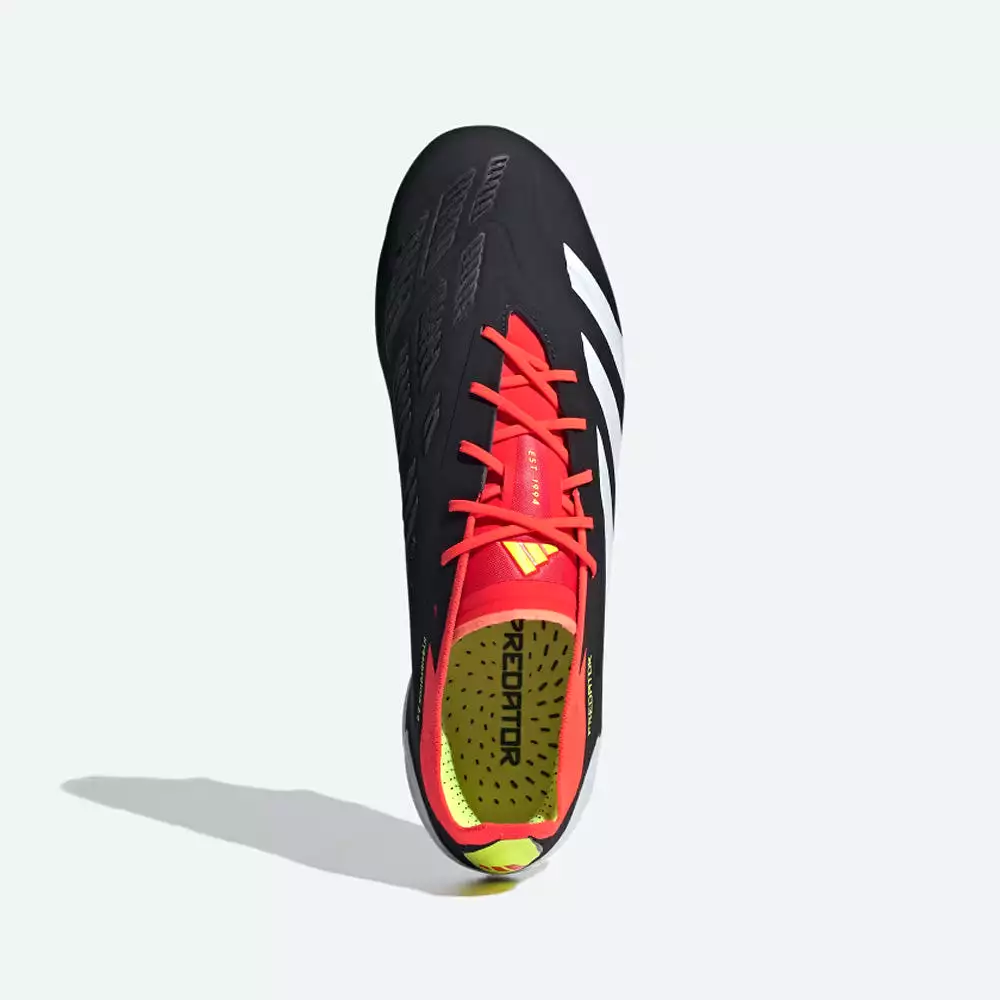 Black/White/Solar Red Adidas Predator Elite SG Football Boots