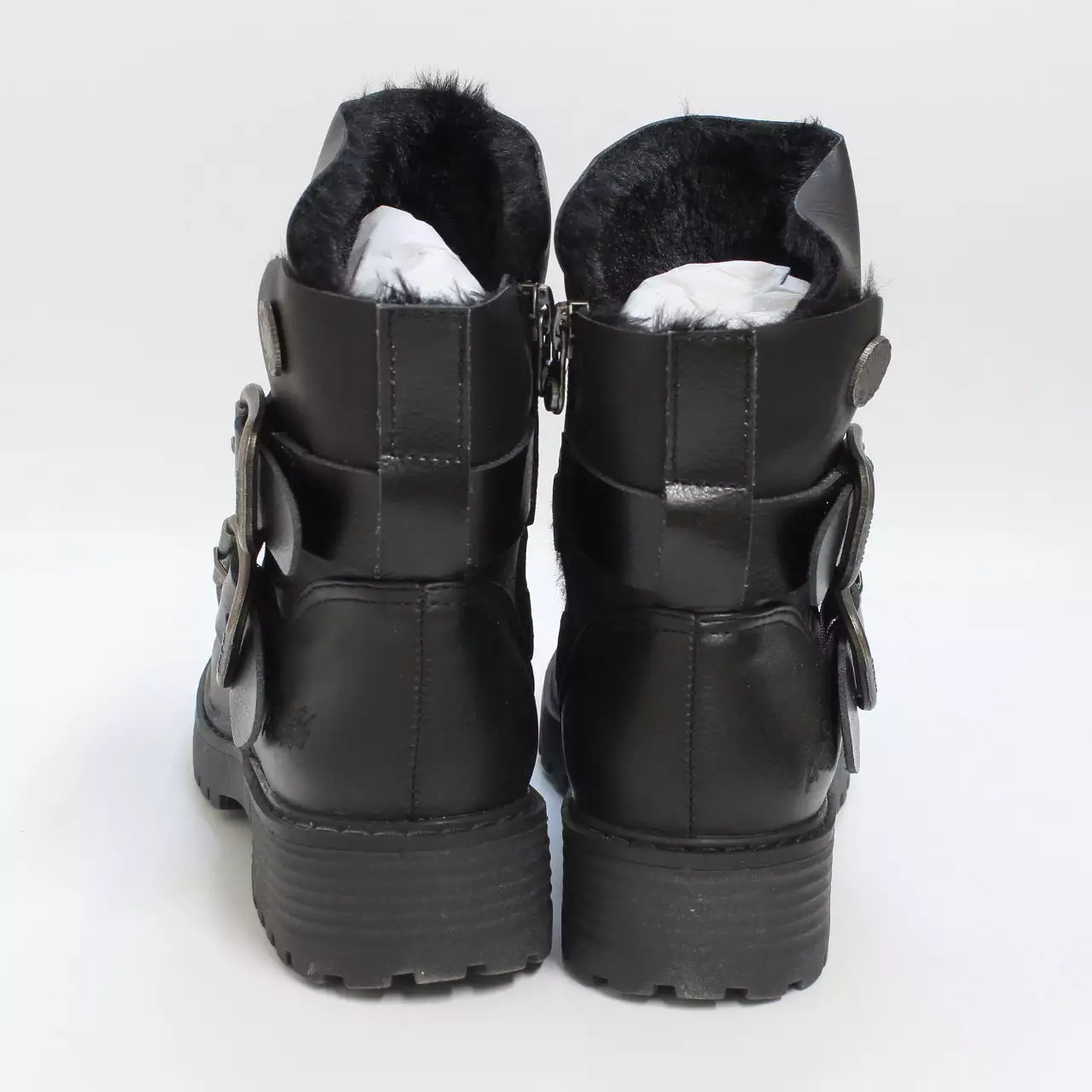 Blowfish Malibu Royal Shr Buckle Boots Black Women - Result 1