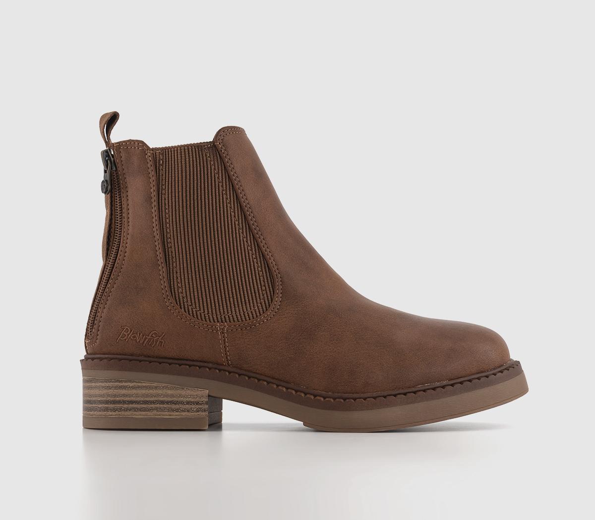 Blowfish Malibu Vedder Chelsea Boots in Walnut for Women