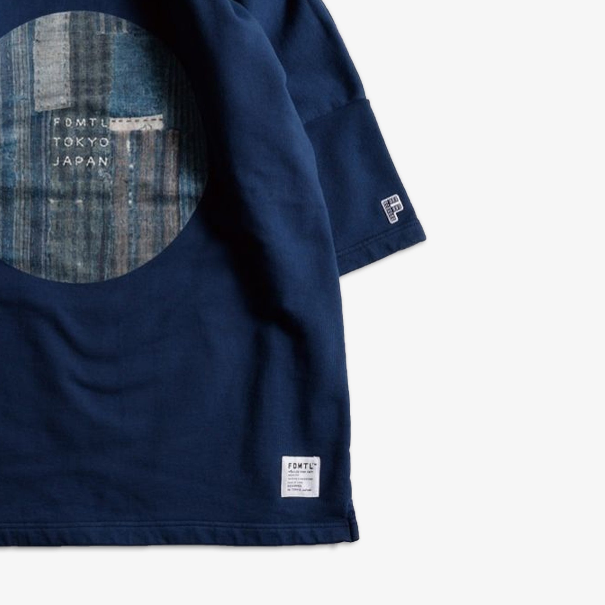 Blue Boro Sweat Tee - Printed design