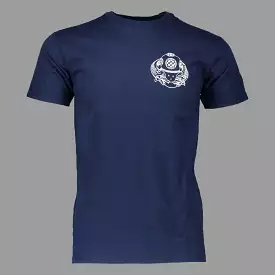 Blue Logo T-shirt with New Mid Blue Design