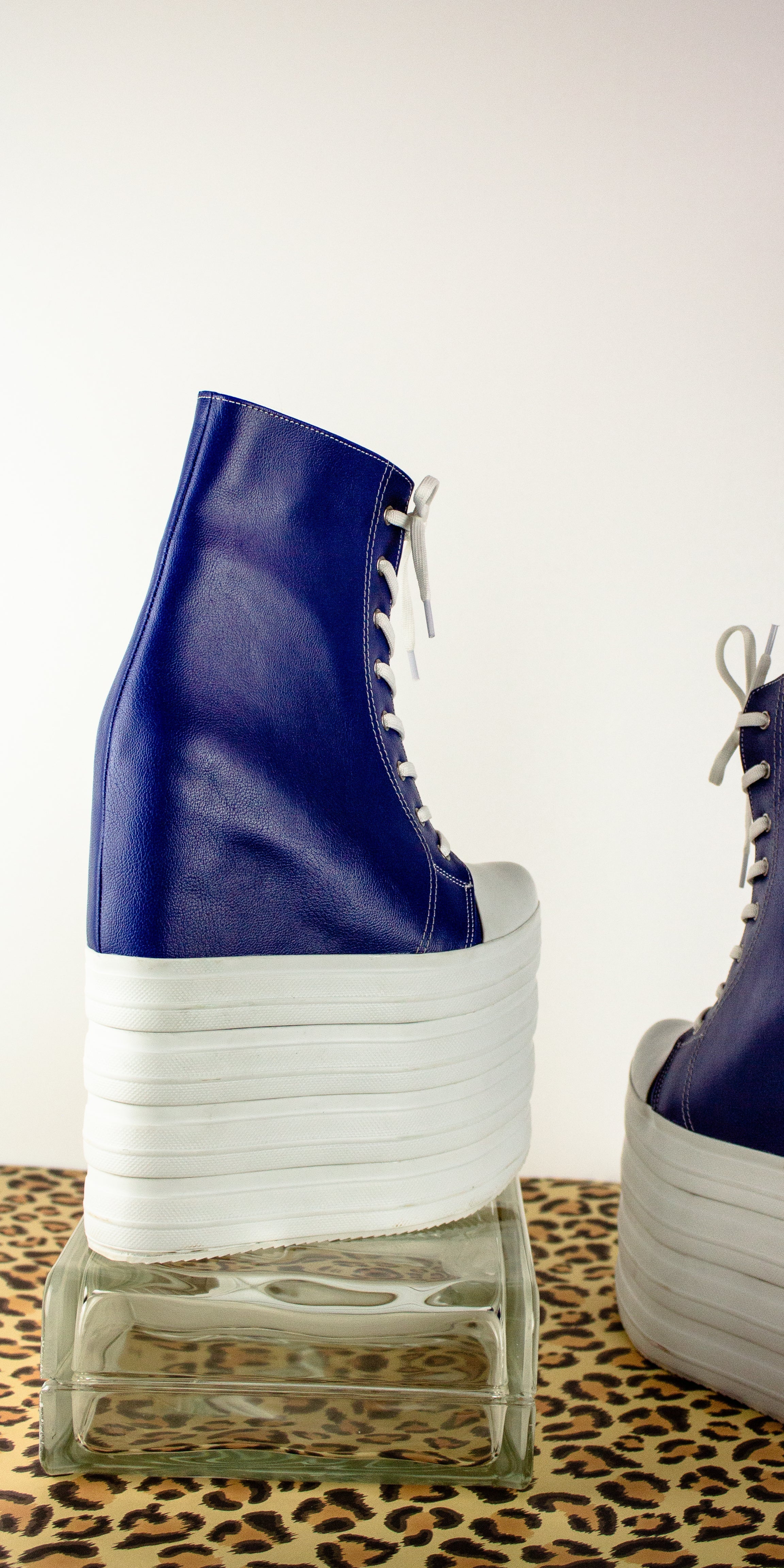 Blue Platform Sneakers - Buy Now!