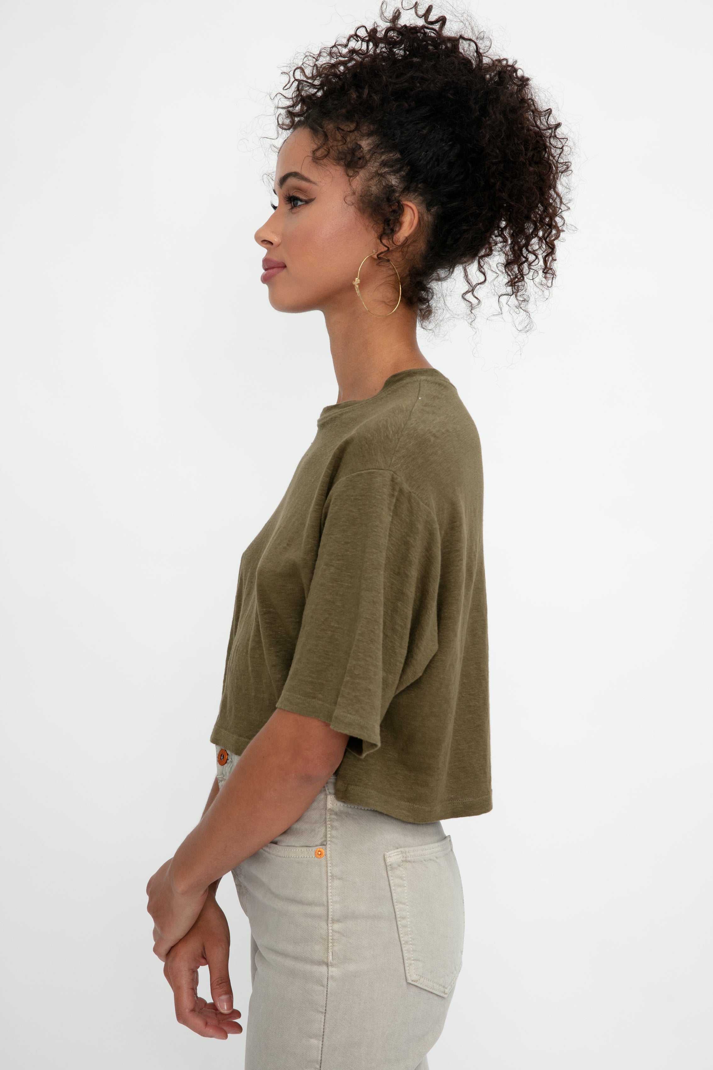 Boxy Tee in Surplus - Shop Now