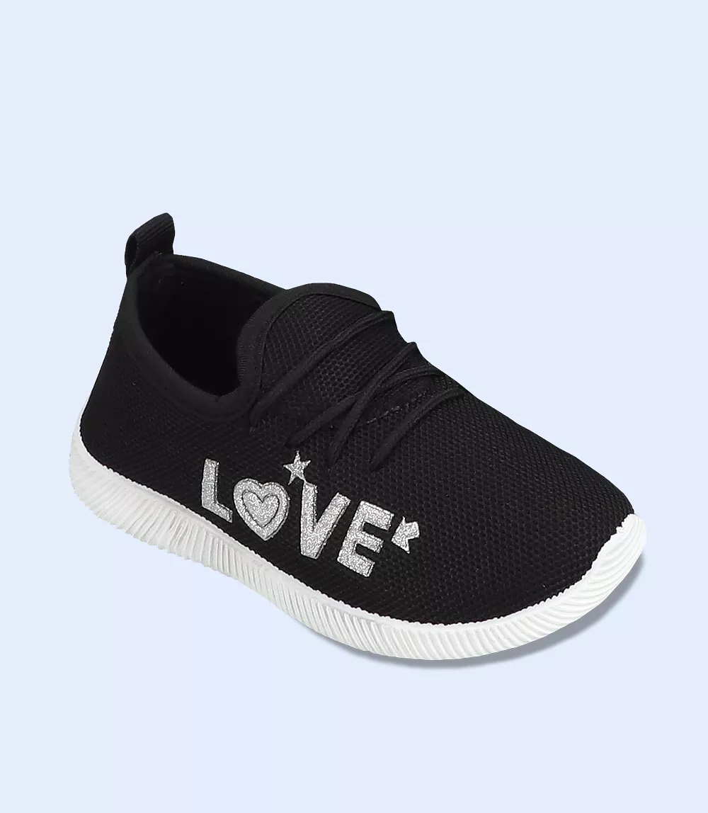 Boys Black Casual Sneakers