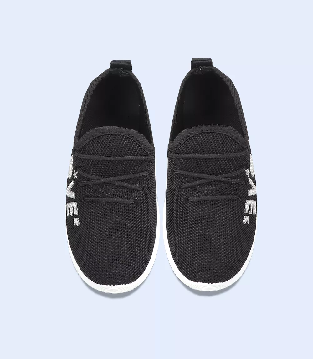 Boys Black Casual Sneakers