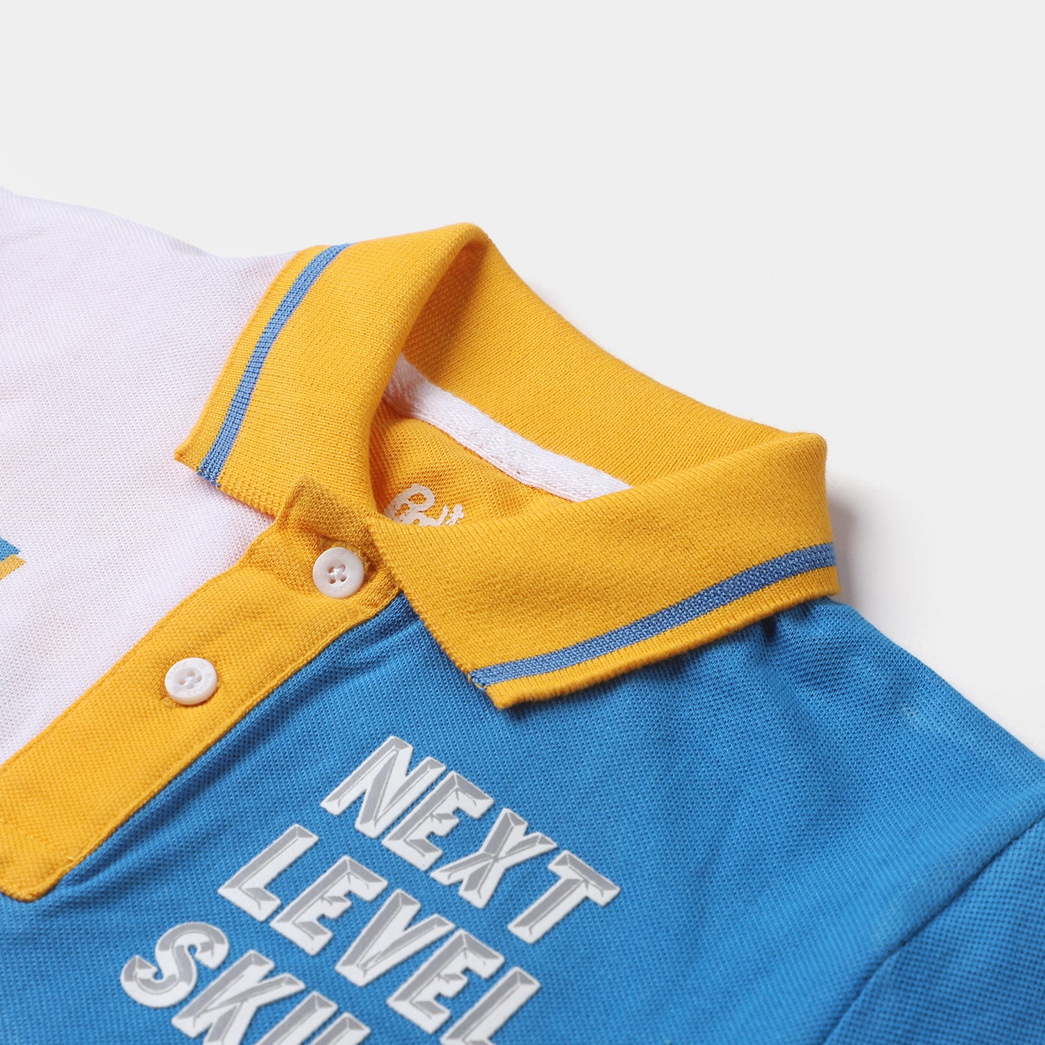 Boys Polo Shirt - Cotton, Next Level Brand, Citrus Color